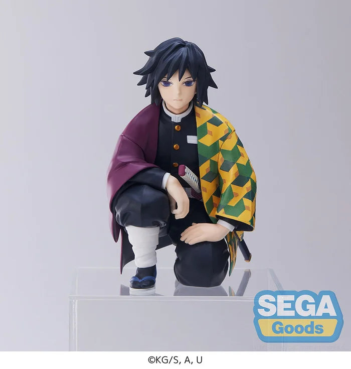 demon slayer figure, anime figure, giyu tomioka figure, premium perching figure, hashira meeting figure, sega figure, SG503011, front view