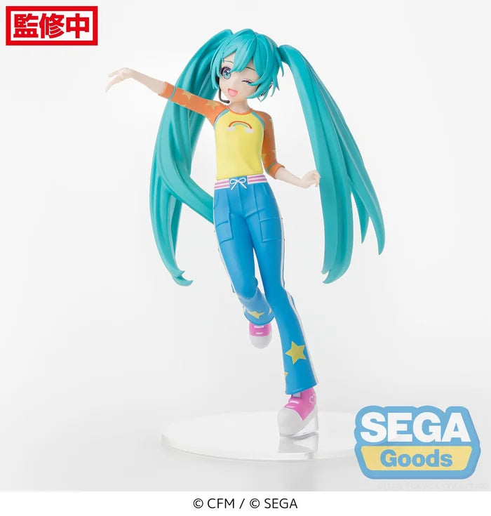 vocaloid figure, anime figure, hatsune miku figure, desktop x decorate figure, love costume, sega figure, side view