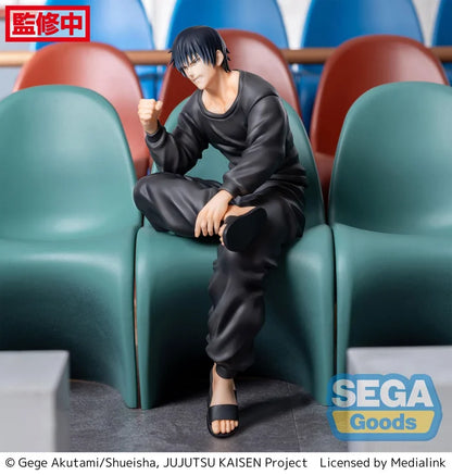 jujutsu kaisen figure, anime figure, toji fushiguro figure, chokonose premium perching figure, sega figure, SG54841, side view with background
