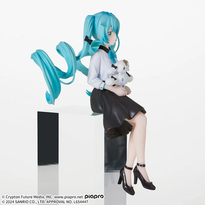 Chokonose Premium Figure - Hatsune Miku x Cinnamoroll (Osumashi Ver.)