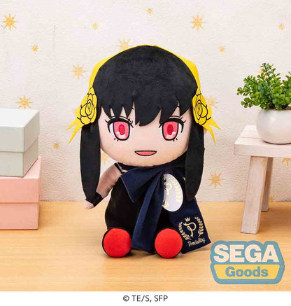 spy x family plush, anime plush, yor forger plush, preciality sp plush, sega plush, 4580779506188, front view with background