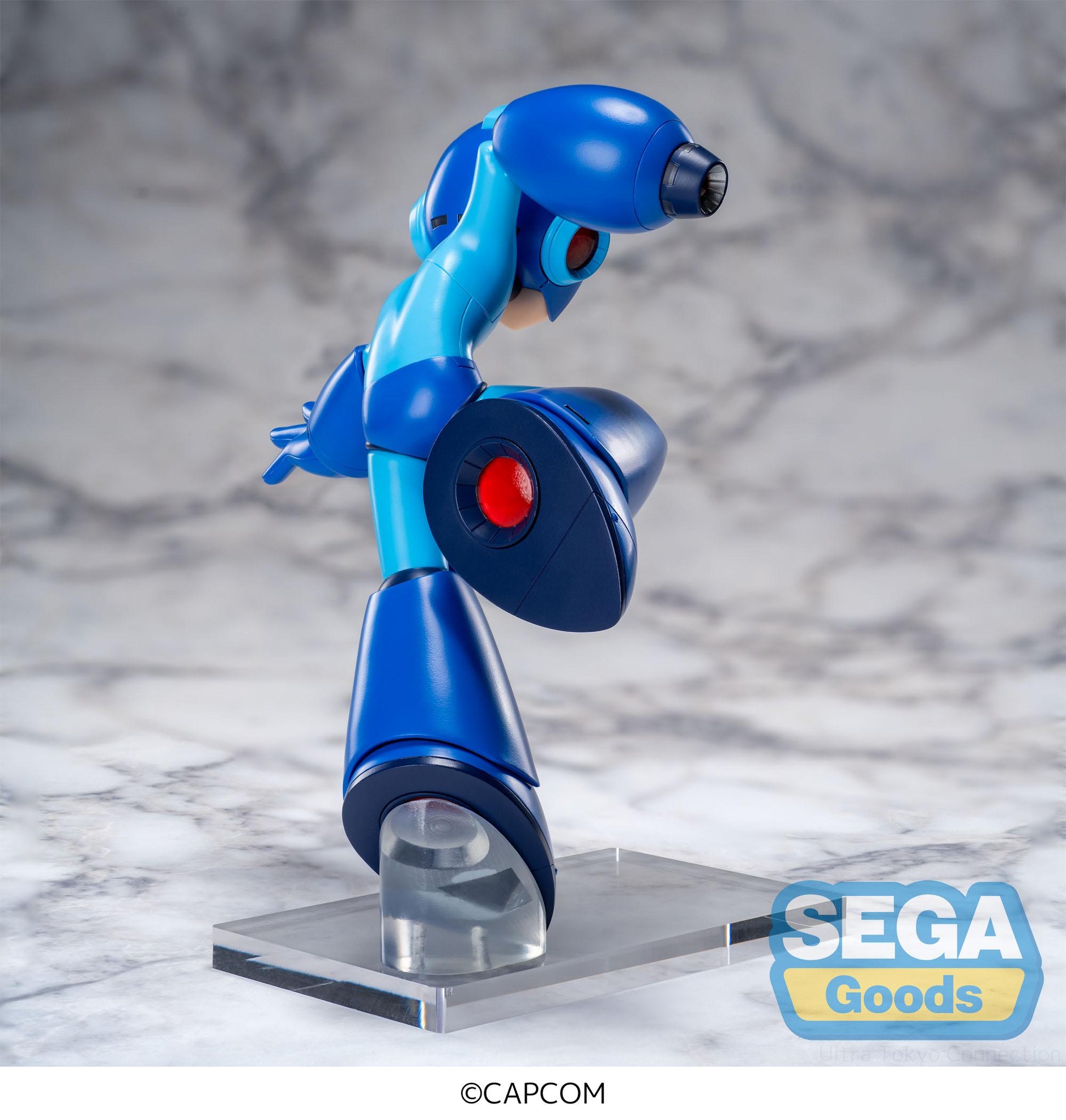 megaman figure, anime figure, megaman figure, rockman figure, luminasta figure, sega figure, SG44548, back view