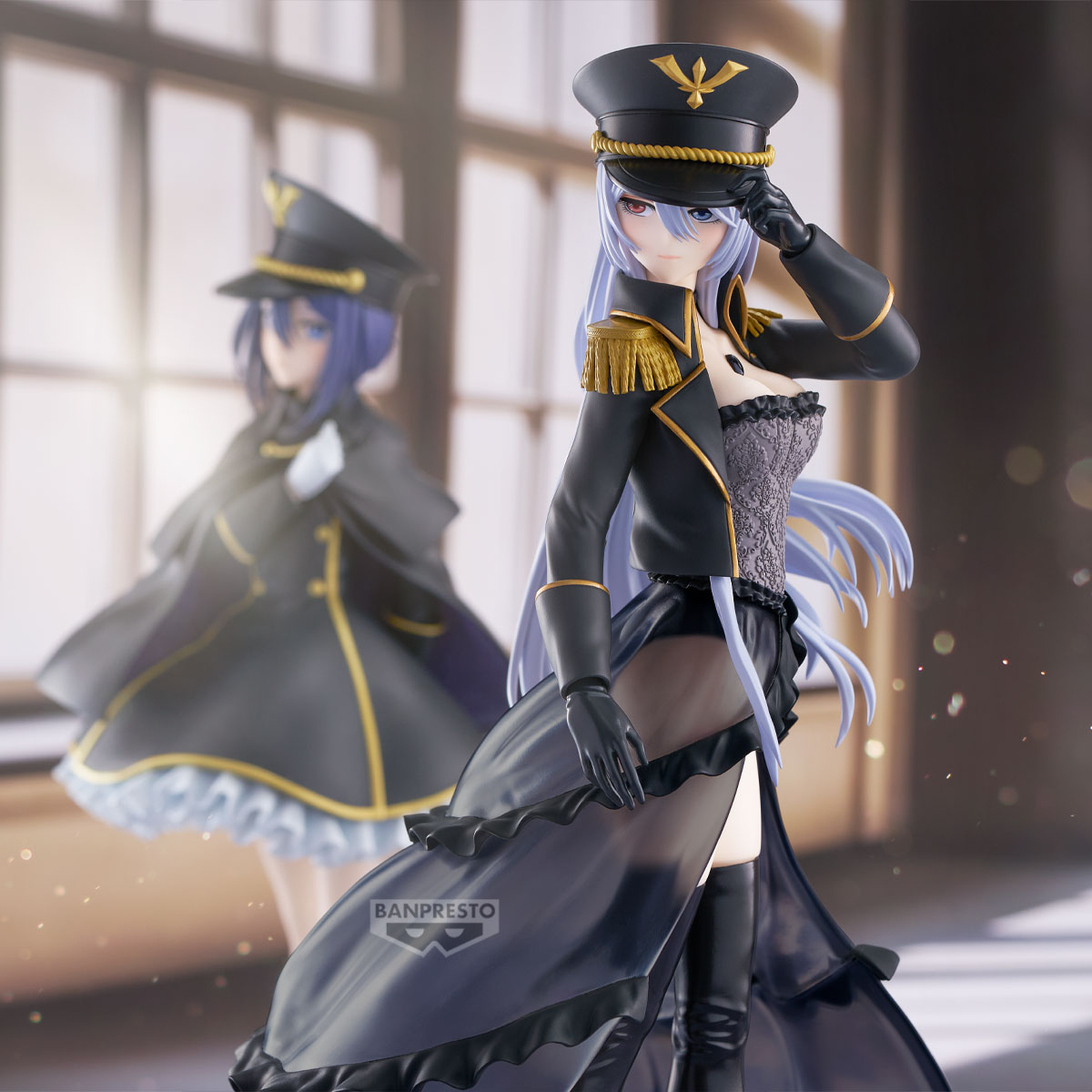 my dress up darling figure, anime figure, marin kitagawa, black lobelia, espresto figure, banpresto figure, front view with background, sajuna inui, black lily, set of figures