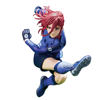 blue lock figure, anime figure, hyoma chigiri, banpresto figure, front view