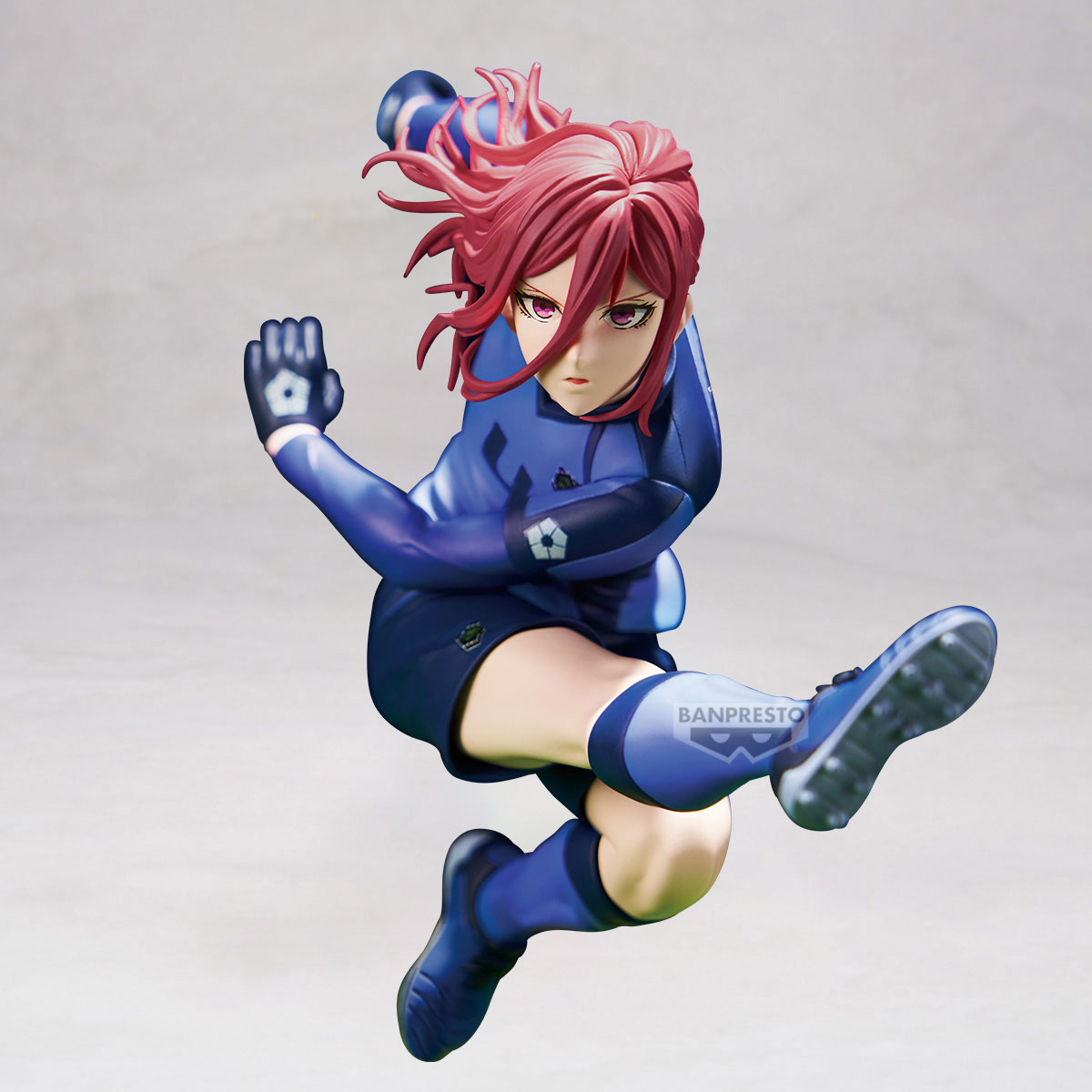 blue lock figure, anime figure, hyoma chigiri, banpresto figure, front view