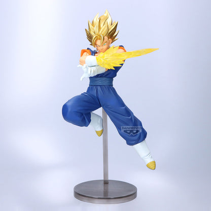 dragon ball figure, anime figure, super vegito figure, vegito figure, dokkan battle figure, 10th anniversary figure, banpresto figure, front view