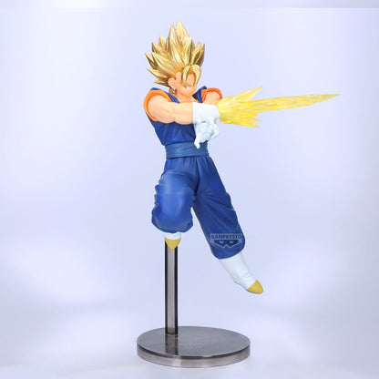 dragon ball figure, anime figure, super vegito figure, vegito figure, dokkan battle figure, 10th anniversary figure, banpresto figure, side view