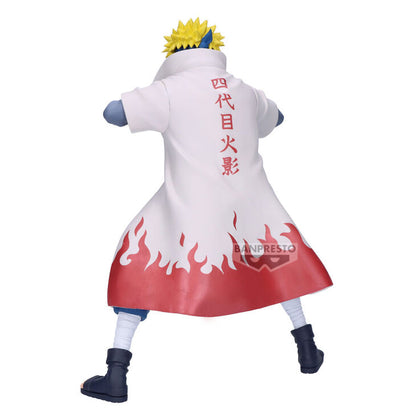 naruto figure, anime figure, namikaze minato figure, grandista figure, banpresto figure, back view