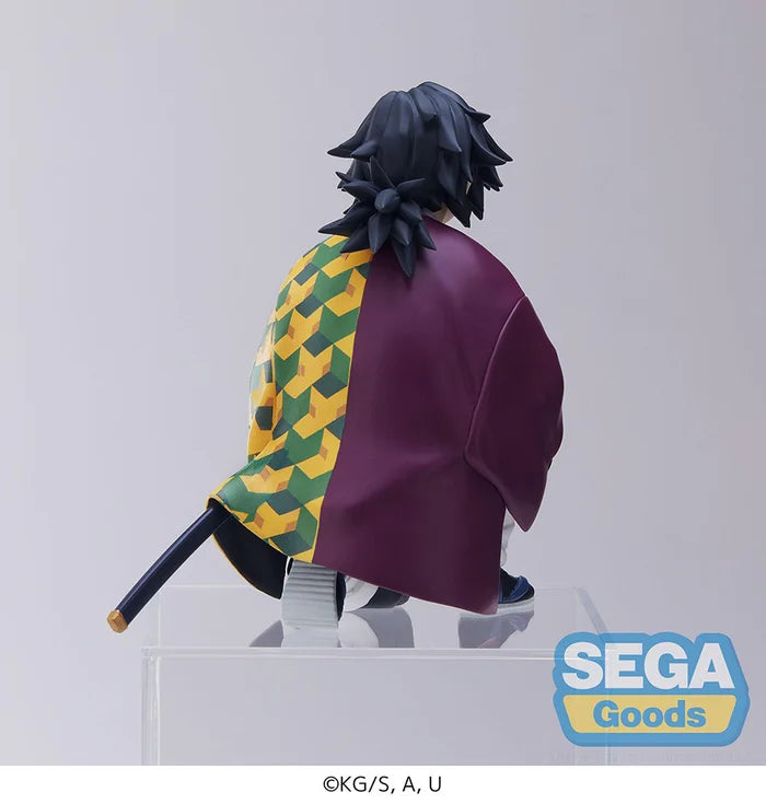 demon slayer figure, anime figure, giyu tomioka figure, premium perching figure, hashira meeting figure, sega figure, SG503011, back view