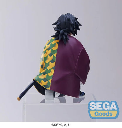 demon slayer figure, anime figure, giyu tomioka figure, premium perching figure, hashira meeting figure, sega figure, SG503011, back view