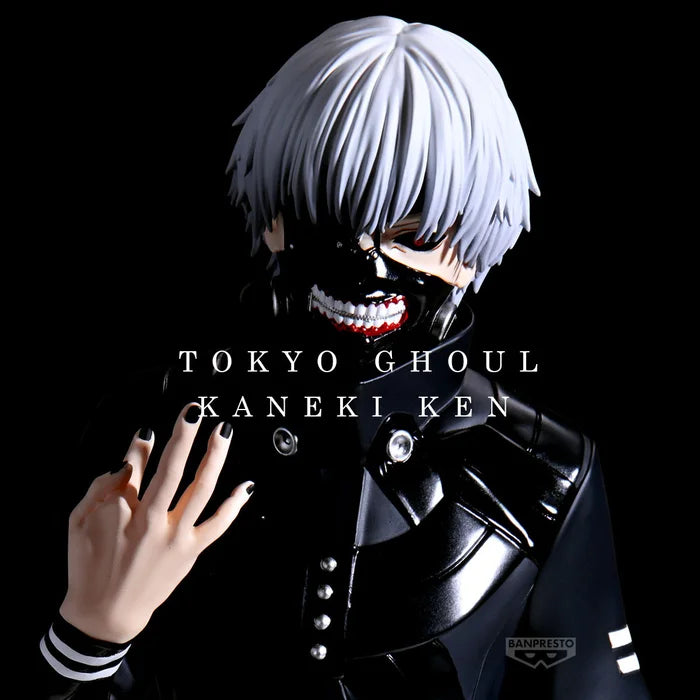 tokyo ghoul figure, anime figure, ken kaneki figure, grandista figure, banpresto figure