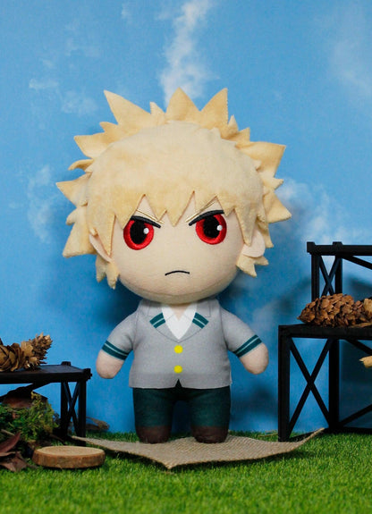 Katsuki Bakugo School Uniform Plush 8''