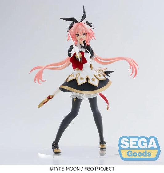 fate grand order figure, anime figure, astolfo figure, figurizima figure, saber astolfo figure, sega figure, SG44760, front view