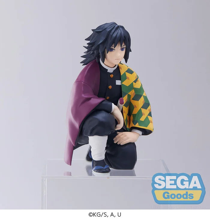 demon slayer figure, anime figure, giyu tomioka figure, premium perching figure, hashira meeting figure, sega figure, SG503011, side view
