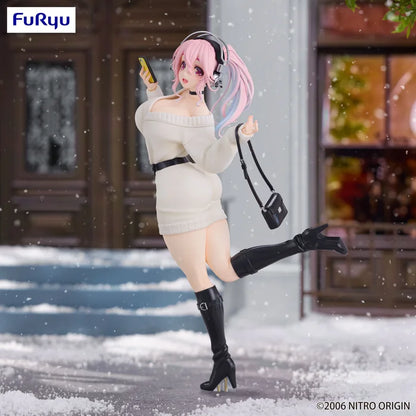 super sonico figure, anime figure, super sonico figure, trio try it figure, winter memory figure, furyu figure, FR50764