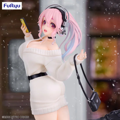 super sonico figure, anime figure, super sonico figure, trio try it figure, winter memory figure, furyu figure, FR50764