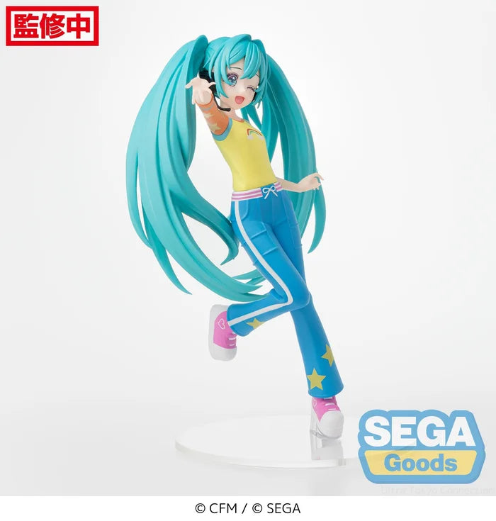 vocaloid figure, anime figure, hatsune miku figure, desktop x decorate figure, love costume, sega figure, side view