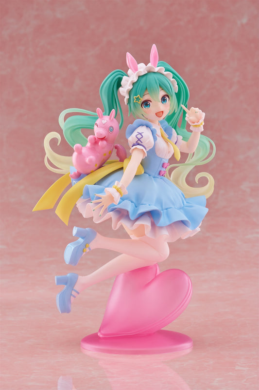 vocaloid figure, anime figure, hatsune miku figure, amp+ figure, amp plus figure, hatsune miku x rody figure, taito figure, T40380, front view