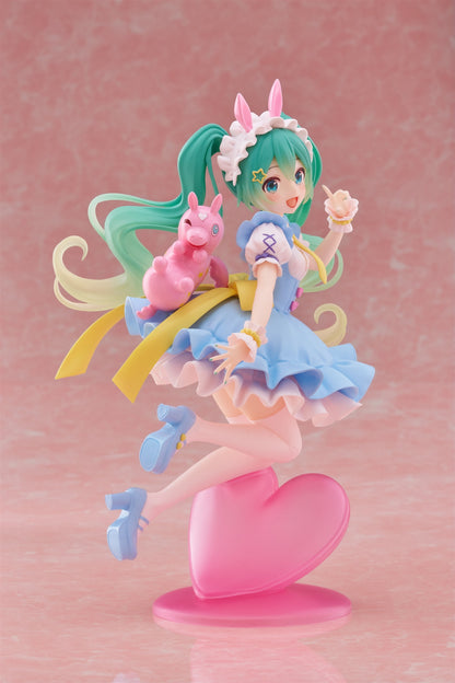 vocaloid figure, anime figure, hatsune miku figure, amp+ figure, amp plus figure, hatsune miku x rody figure, taito figure, T40380, side view