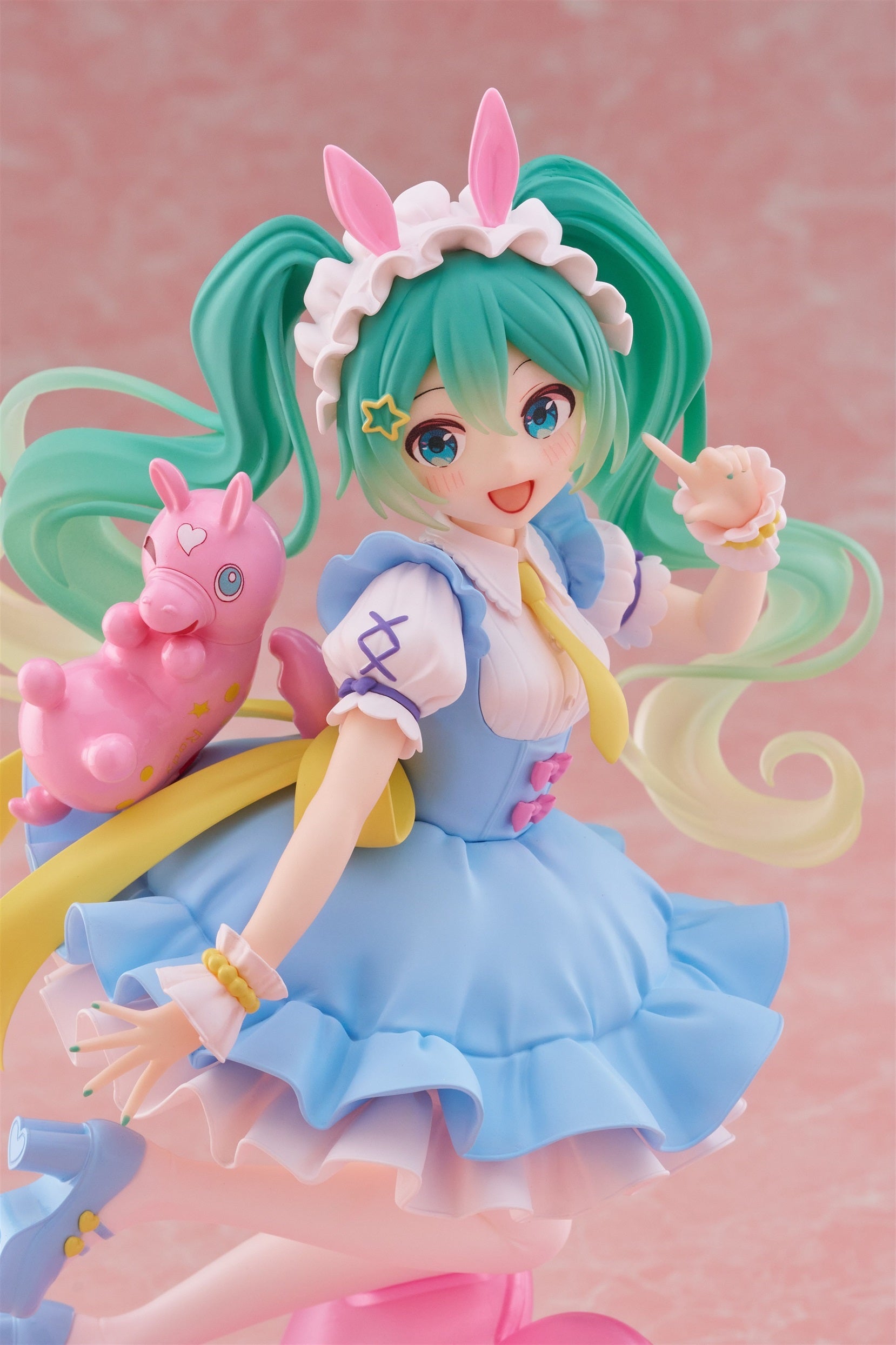 vocaloid figure, anime figure, hatsune miku figure, amp+ figure, amp plus figure, hatsune miku x rody figure, taito figure, T40380, front view, close up view