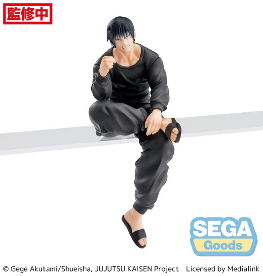 jujutsu kaisen figure, anime figure, toji fushiguro figure, chokonose premium perching figure, sega figure, SG54841, front view