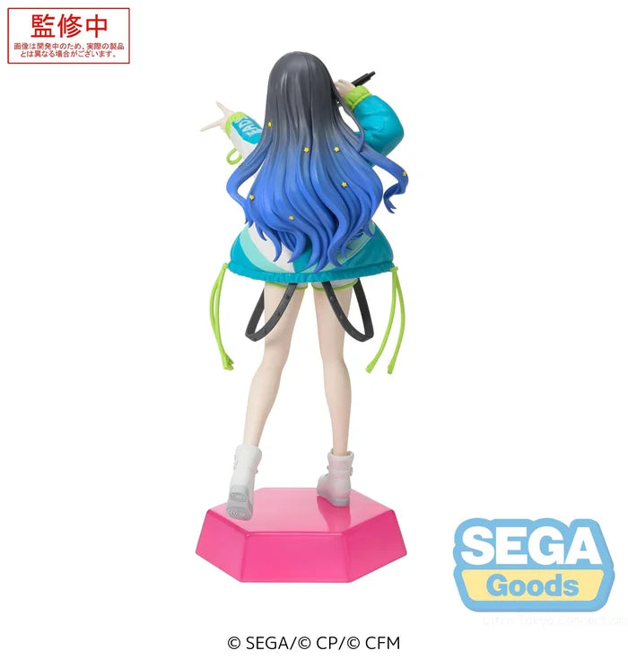 hatsune miku colorful stage figure, anime figure, project sekai figure, deskop x decorate collections figure, shiraishi an, sega figure, SG44084, back view