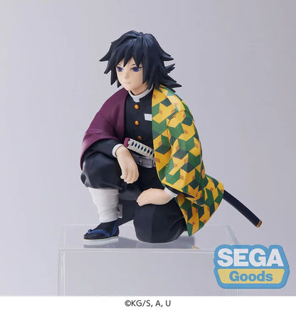 demon slayer figure, anime figure, giyu tomioka figure, premium perching figure, hashira meeting figure, sega figure, SG503011, side view