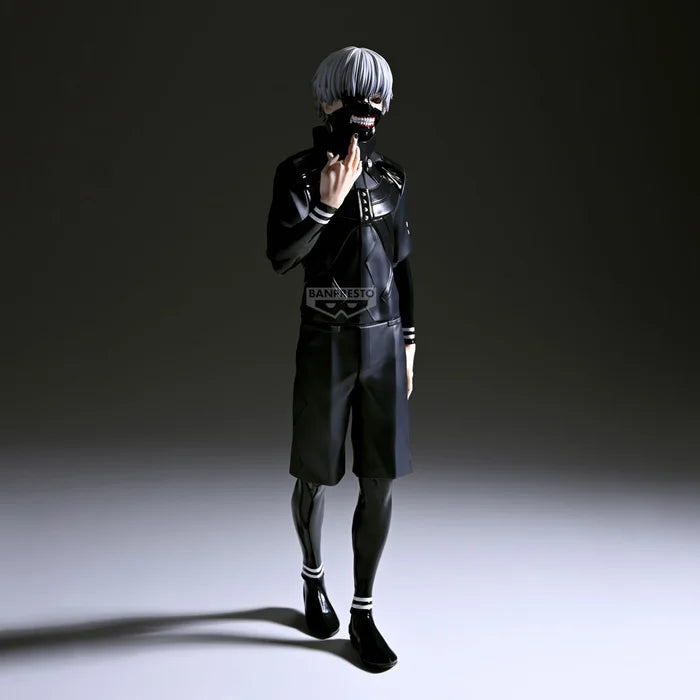 tokyo ghoul figure, anime figure, ken kaneki figure, grandista figure, banpresto figure