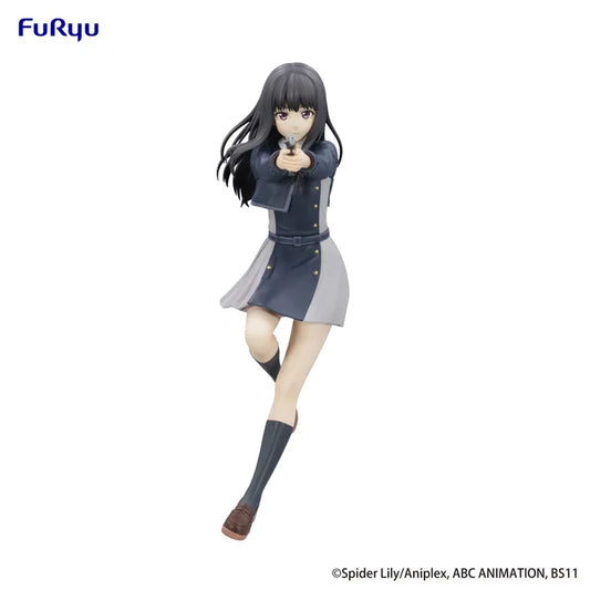 lycoris recoil figure, anime figure, takina inoue, trio try it figure, furyu figure, FR36251, front view