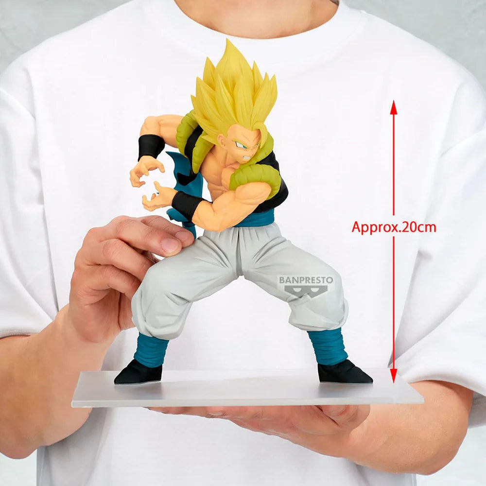 dragon ball super figure, anime figure, super gogeta figure, super saiyan gogeta figure, gogeta figure, banpresto figure, grandista figure
