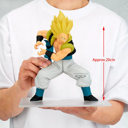 dragon ball super figure, anime figure, super gogeta figure, super saiyan gogeta figure, gogeta figure, banpresto figure, grandista figure

