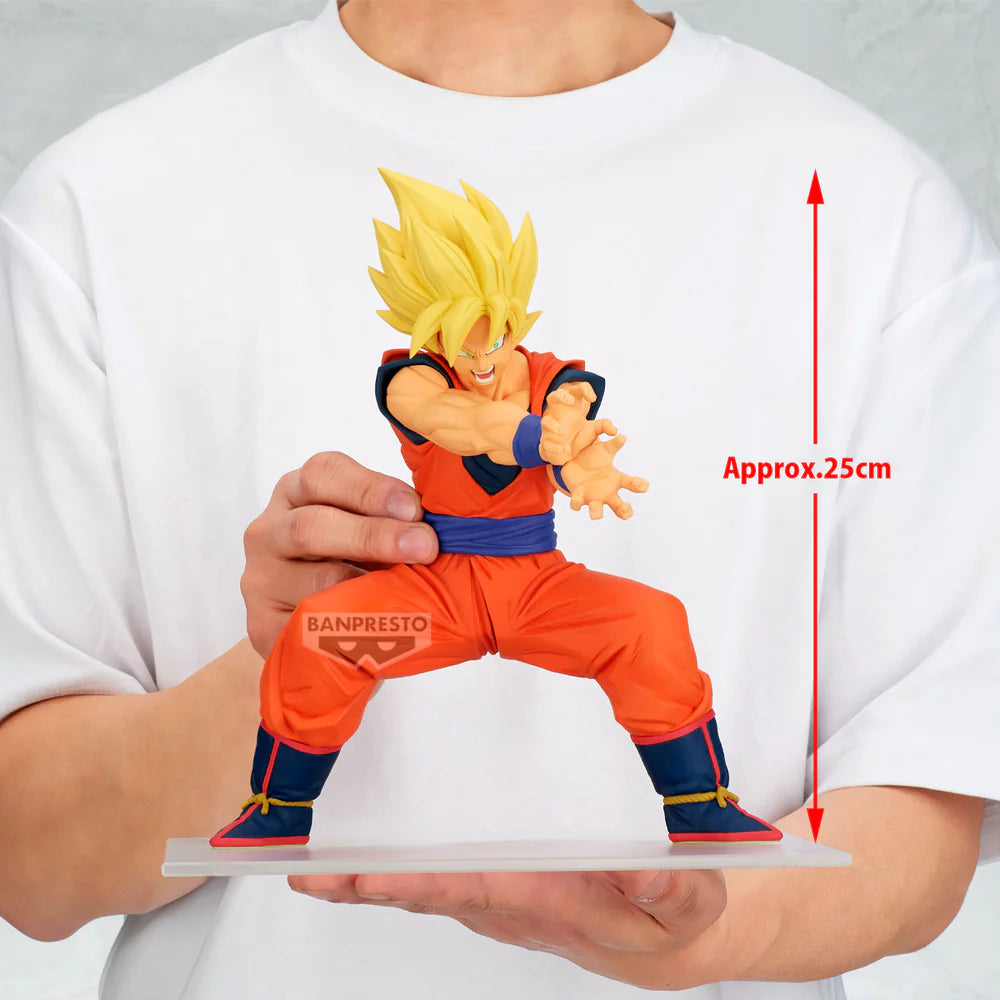 dragon ball z figure, anime figure, super saiyan son goku figure, goku figure, son goku figure, banpresto figure, grandista figure