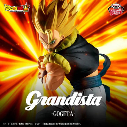 dragon ball super figure, anime figure, super gogeta figure, super saiyan gogeta figure, gogeta figure, banpresto figure, grandista figure
