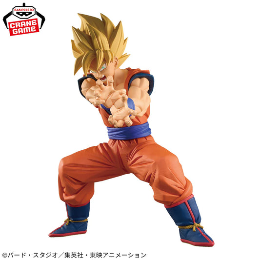 dragon ball z figure, anime figure, super saiyan son goku figure, goku figure, son goku figure, banpresto figure, grandista figure