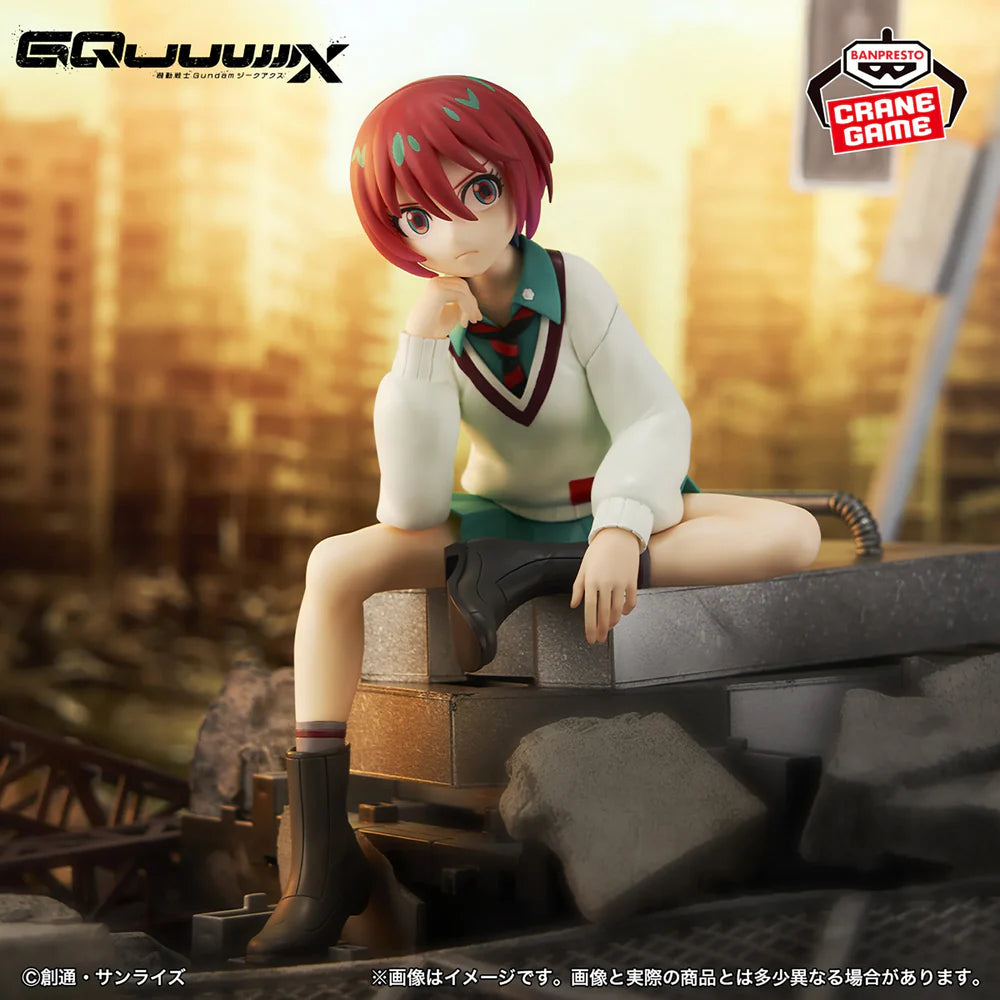 mobile suit gundam figure, anime figure, gquuuuuux figure, amate yuzuriha figure, machu figure, banpresto figure, gundam figure, 