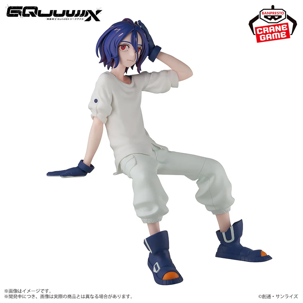 mobile suit gundam figure, anime figure, gquuuuuux figure, shuji ito figure, shuji figure, banpresto figure, gundam figure, 