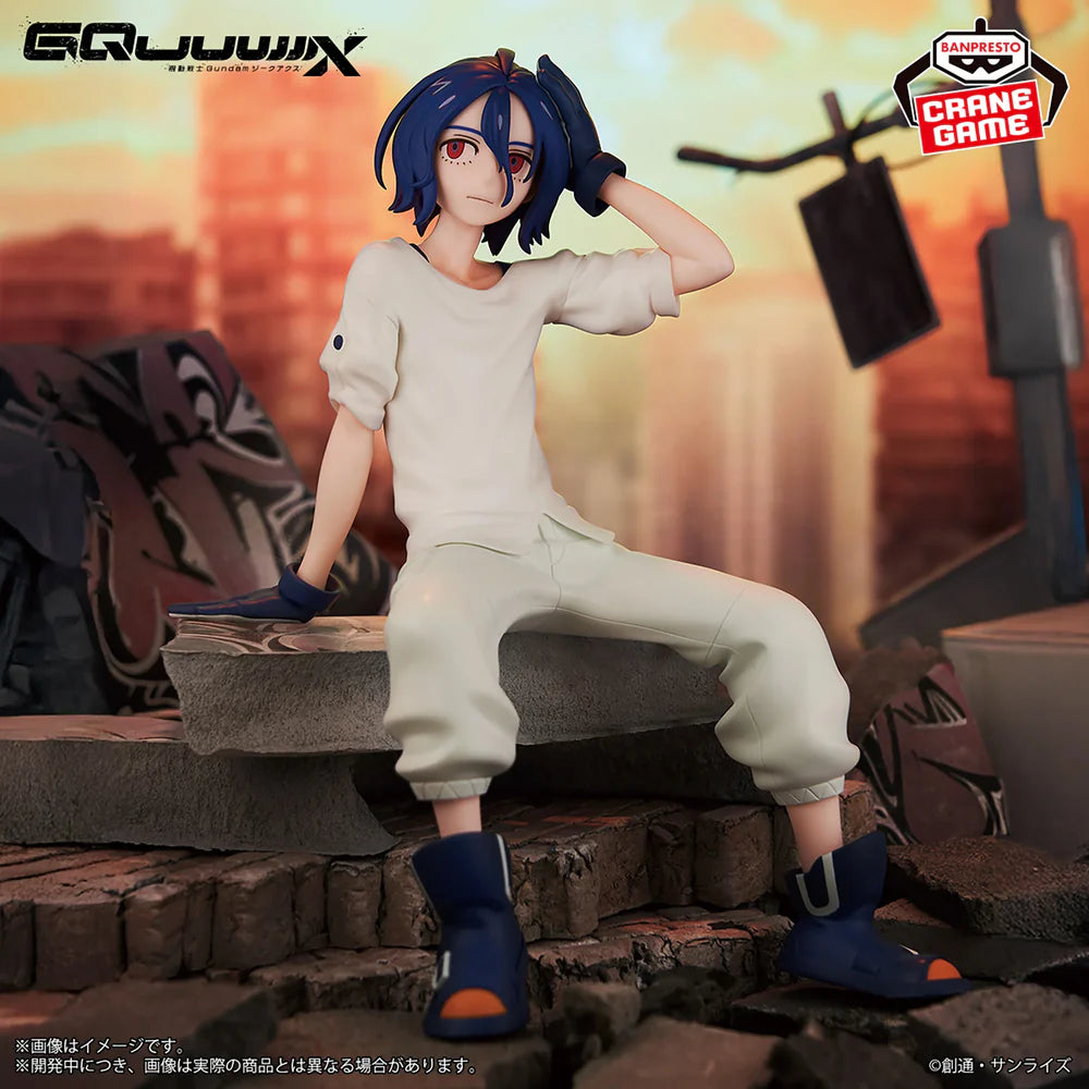 mobile suit gundam figure, anime figure, gquuuuuux figure, shuji ito figure, shuji figure, banpresto figure, gundam figure, 