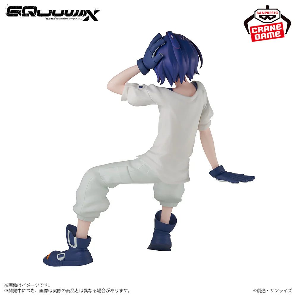 mobile suit gundam figure, anime figure, gquuuuuux figure, shuji ito figure, shuji figure, banpresto figure, gundam figure, 