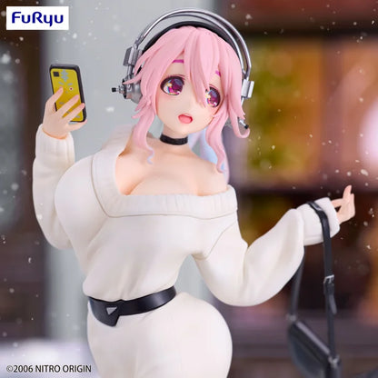 super sonico figure, anime figure, super sonico figure, trio try it figure, winter memory figure, furyu figure, FR50764