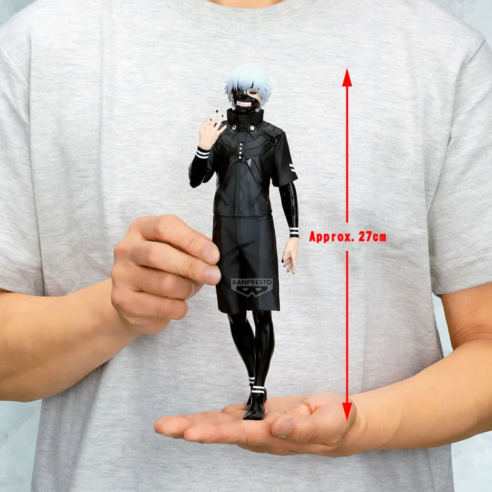 tokyo ghoul figure, anime figure, ken kaneki figure, grandista figure, banpresto figure