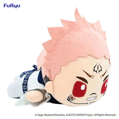 jujutsu kaisen plush, anime plush, ryomen sukuna plush, sukuna plush, furyu plush, sleep together plush, 4580736400382, front view