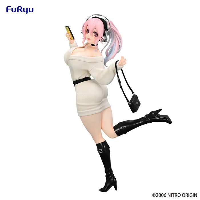 super sonico figure, anime figure, super sonico figure, trio try it figure, winter memory figure, furyu figure, FR50764