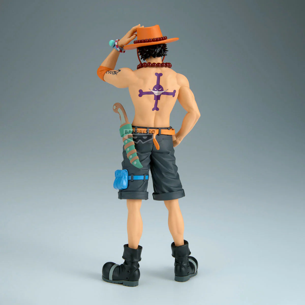 one piece figure, anime figure, portgas d. ace figure, dxf figure, the grandline series special figure, banpresto figure